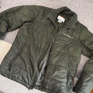 Columbia Olive Quilted Jacket